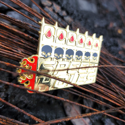 The Locked Tomb - Speed Holes Enamel Pin