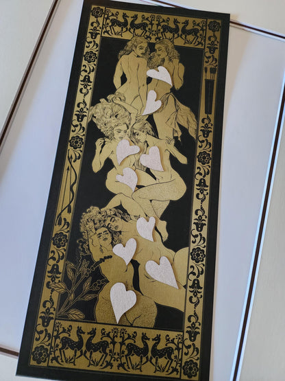 Artemis & The Nymphs - Print