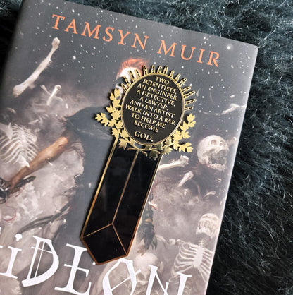 The Locked Tomb - John's Joke Enamel Bookmark