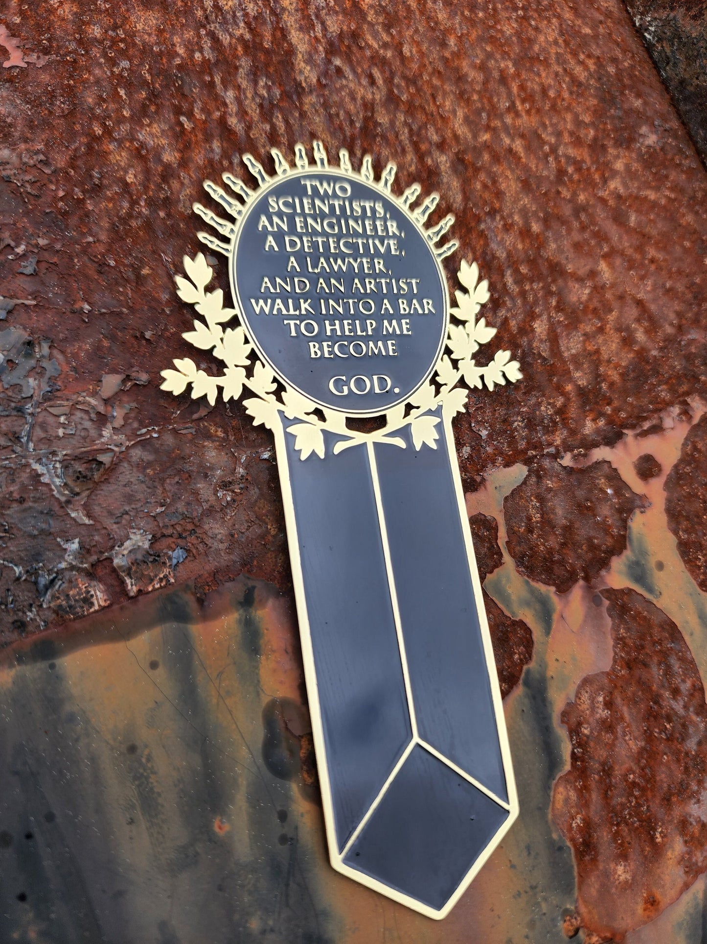 The Locked Tomb - John's Joke Enamel Bookmark
