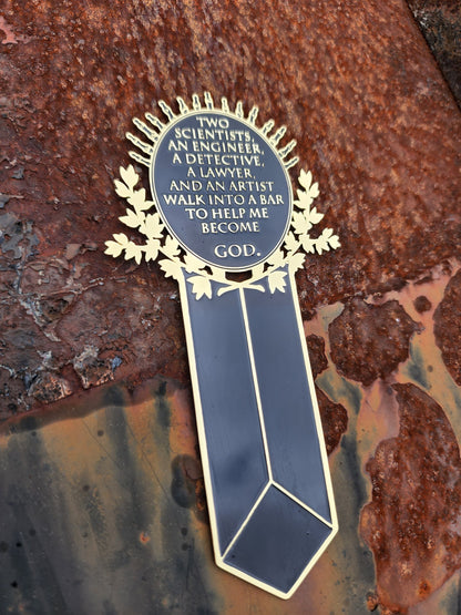 The Locked Tomb - John's Joke Enamel Bookmark