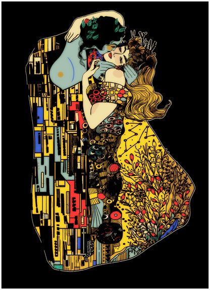 The Kiss - Print