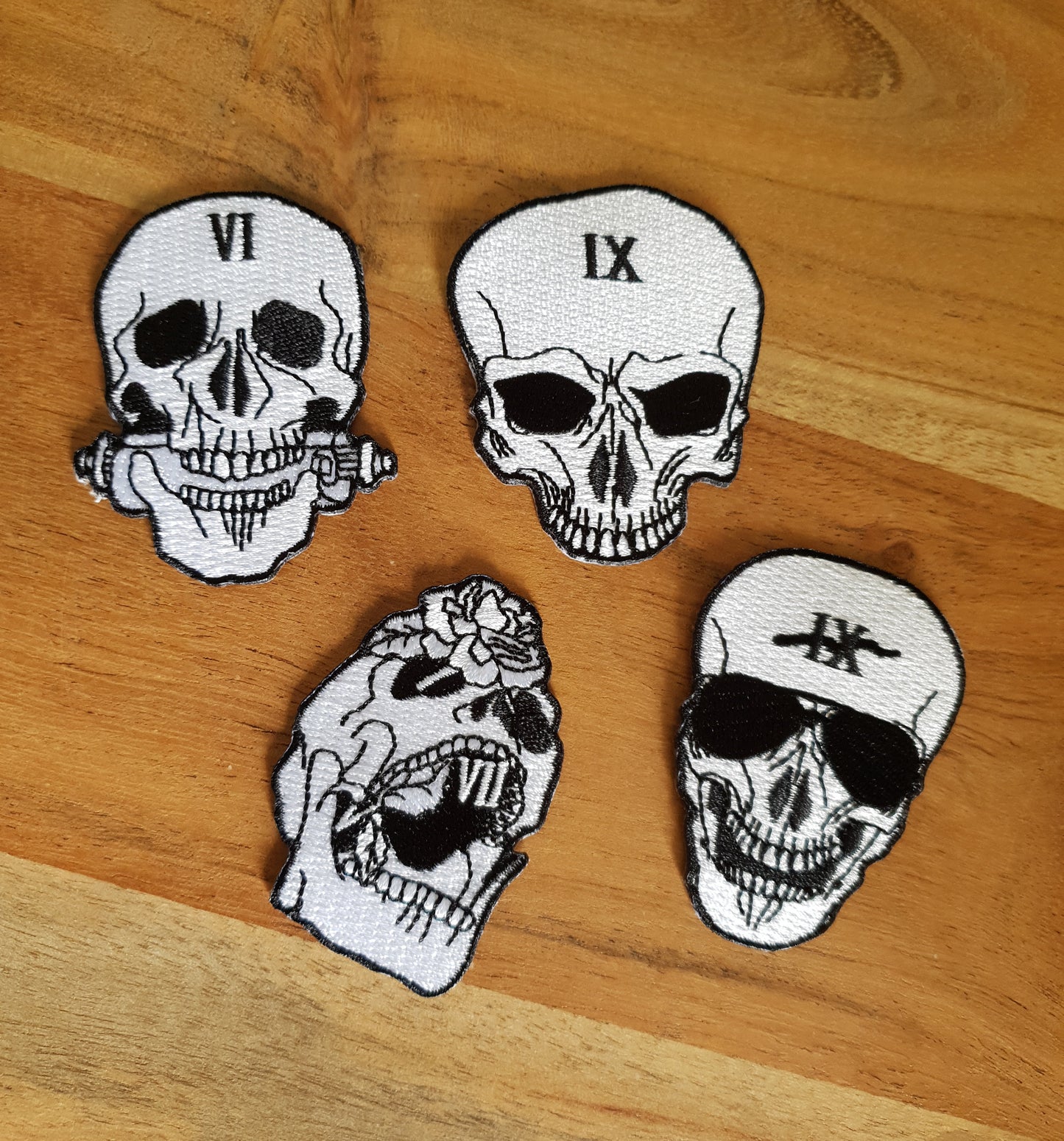 The Locked Tomb - Embroidered House Skull Patches