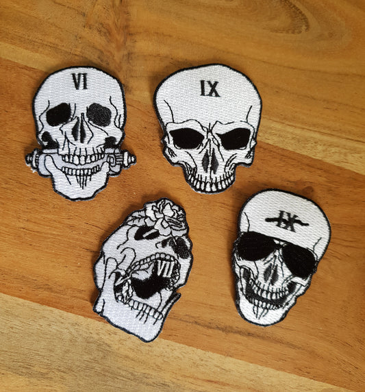 The Locked Tomb - Embroidered House Skull Patches