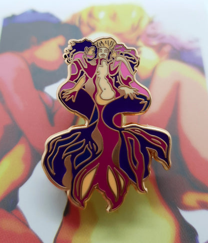 Mermaid Triad V2 Hard Enamel Pin