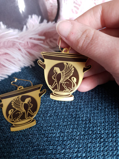 Eat Your Darlings - Ancient Vessel Earrings