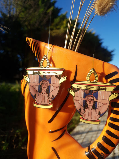 Heracles - Ancient Vessel Earrings