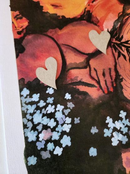 River Fairies - Watercolour Print