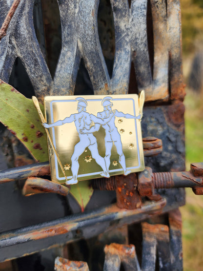 Achilles & Patroclus - Hard Enamel Pin