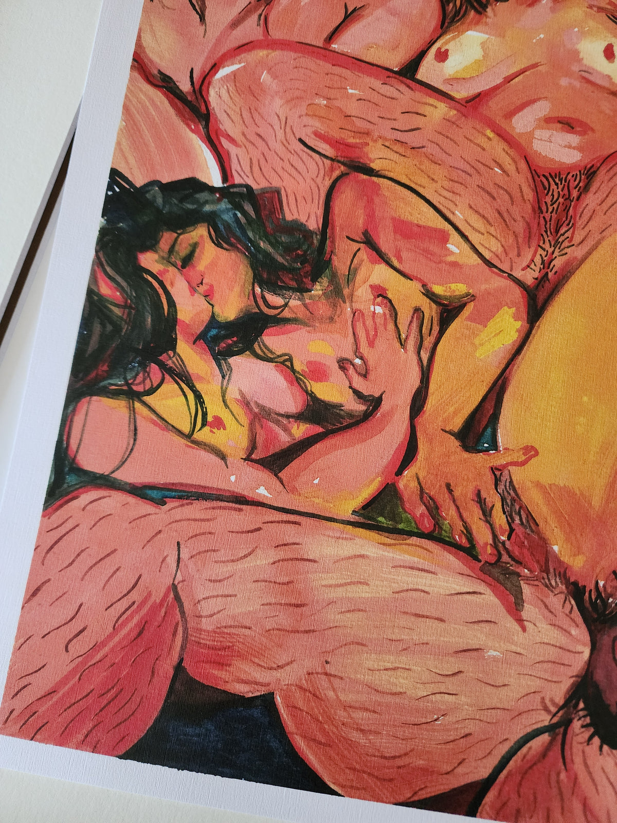 A Convocation of Fauns - Watercolour Print