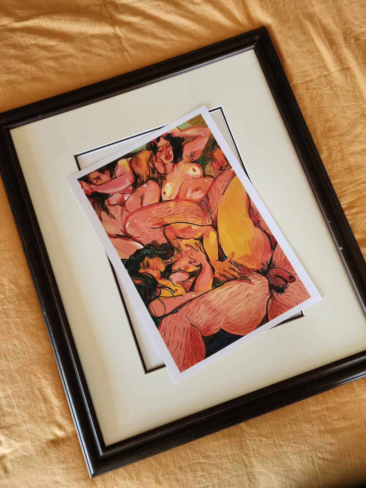 A Convocation of Fauns - Watercolour Print