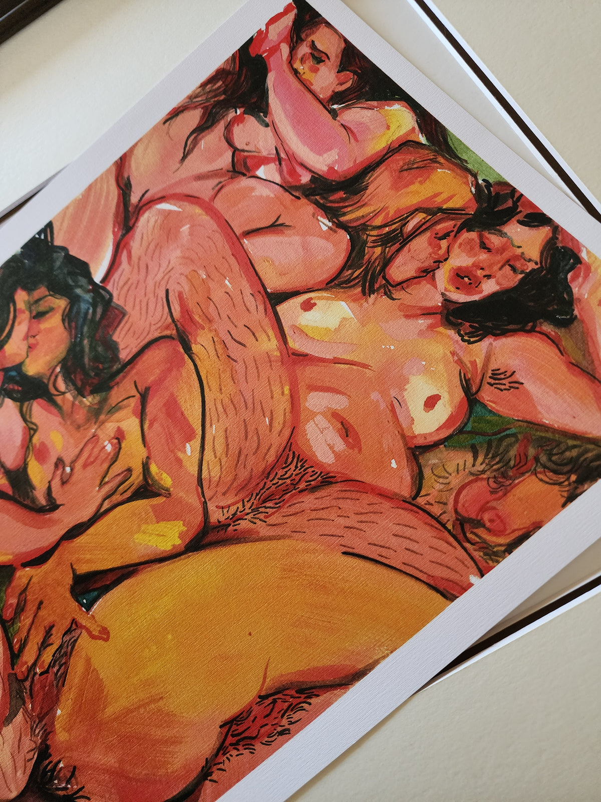 A Convocation of Fauns - Watercolour Print