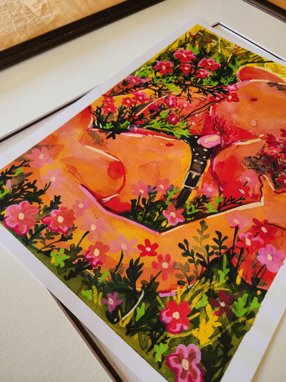Fields of May - Watercolour Print