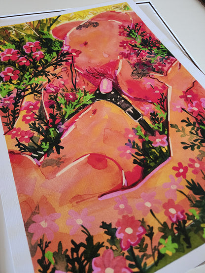 Fields of May - Watercolour Print