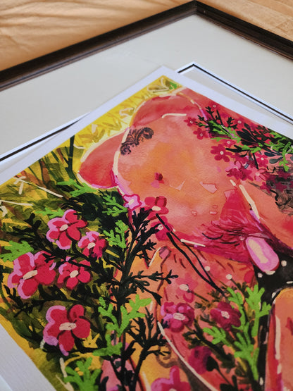 Fields of May - Watercolour Print