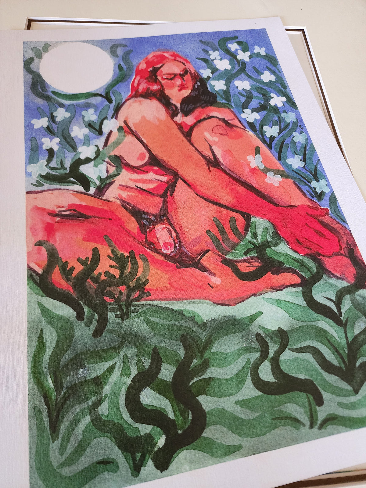 Lunar - Watercolour Print