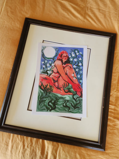 Lunar - Watercolour Print