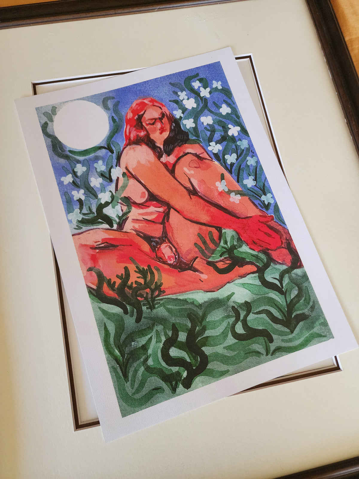 Lunar - Watercolour Print