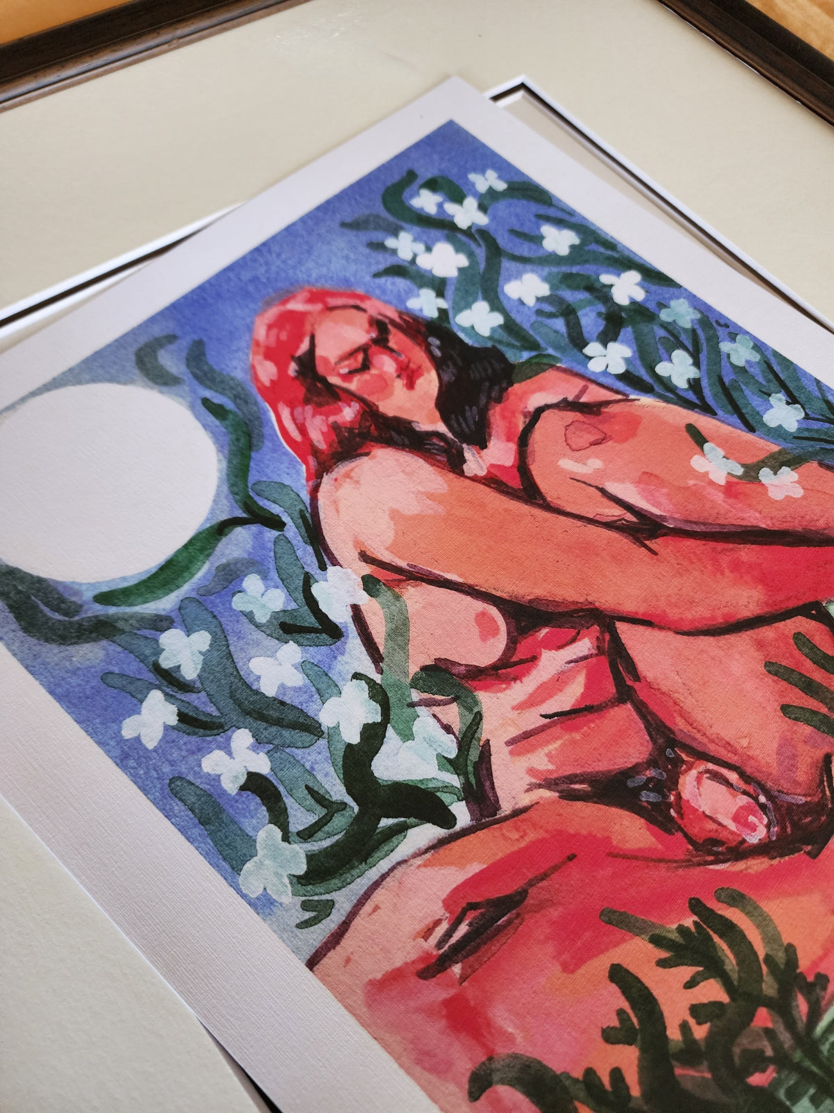 Lunar - Watercolour Print