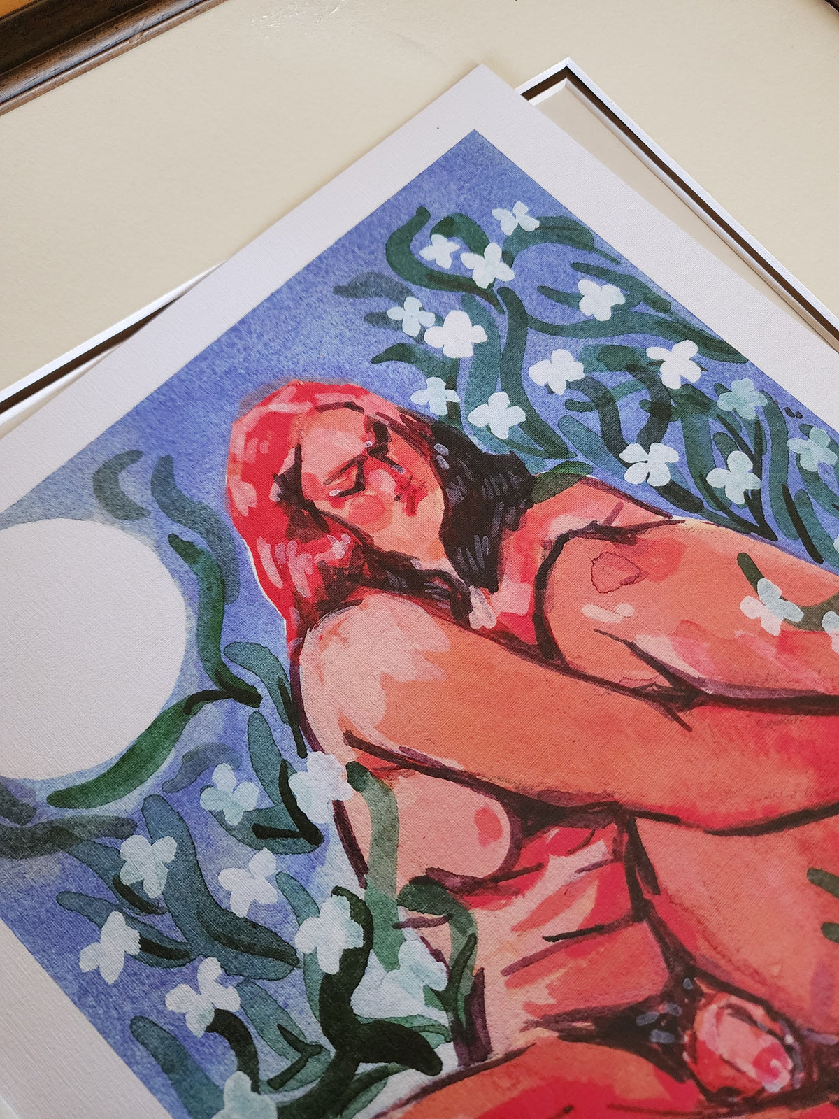 Lunar - Watercolour Print