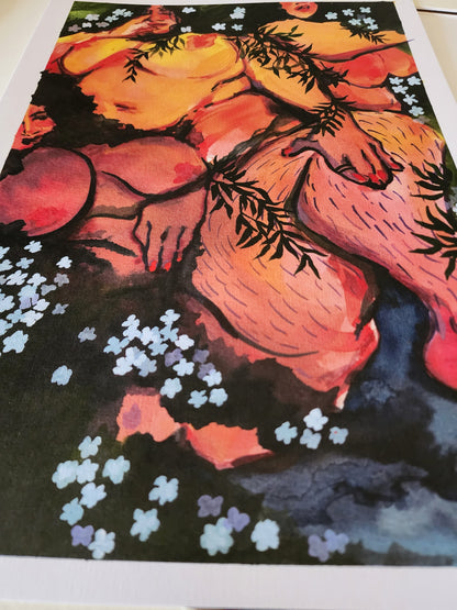 River Fairies - Watercolour Print