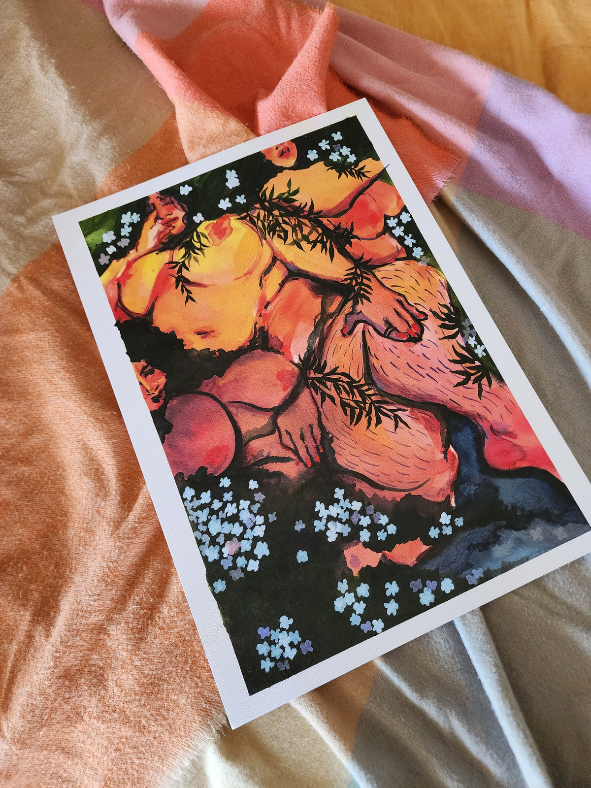 River Fairies - Watercolour Print