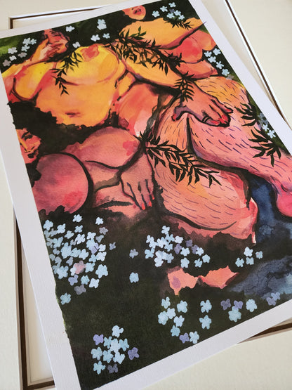 River Fairies - Watercolour Print