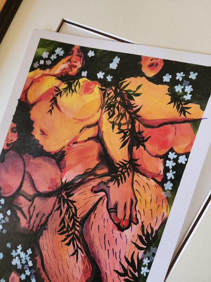 River Fairies - Watercolour Print