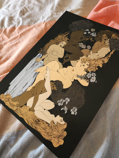 Courting Wildflowers - Print