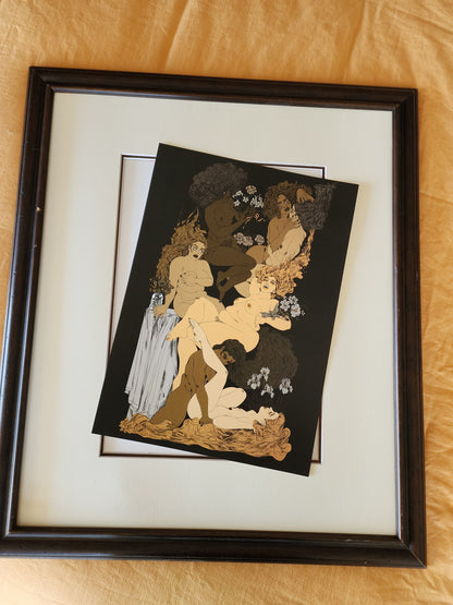 Courting Wildflowers - Print