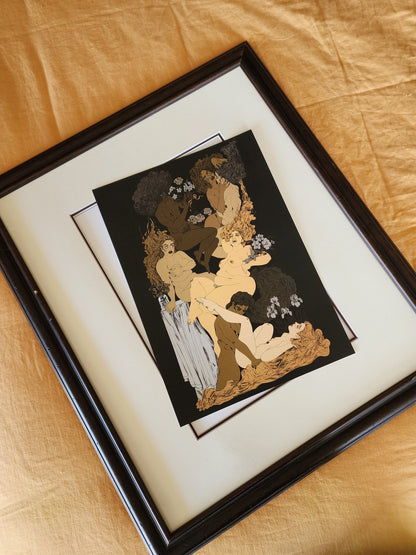 Courting Wildflowers - Print
