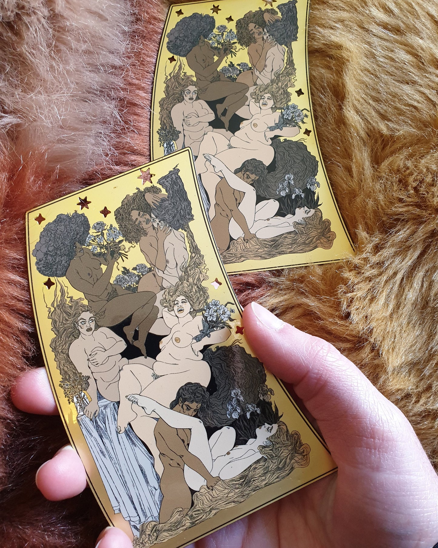 Courting Wildflowers - Metal Bookmark