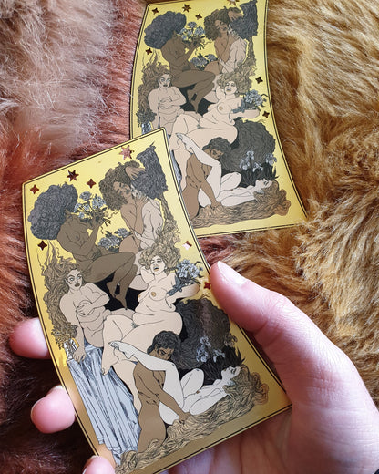 Courting Wildflowers - Metal Bookmark