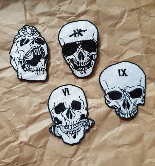 The Locked Tomb - Embroidered House Skull Patches