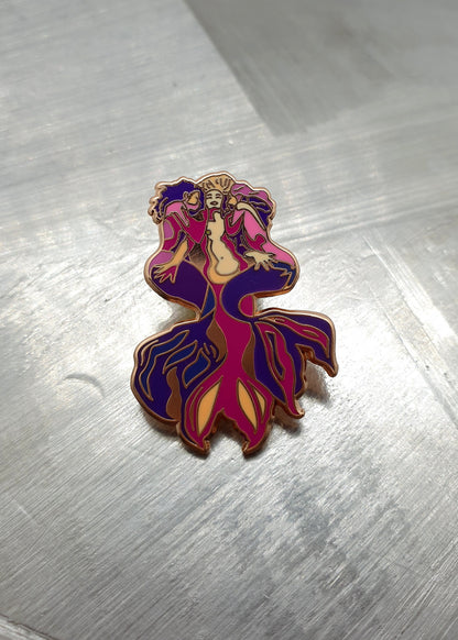 Mermaid Triad V2 Hard Enamel Pin