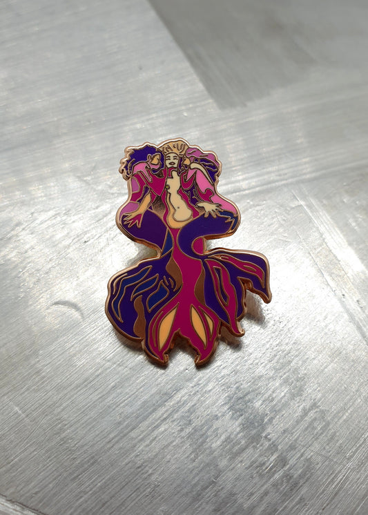 Mermaid Triad V2 Hard Enamel Pin