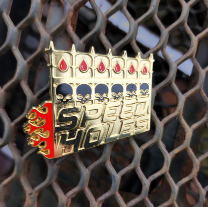 The Locked Tomb - Speed Holes Enamel Pin