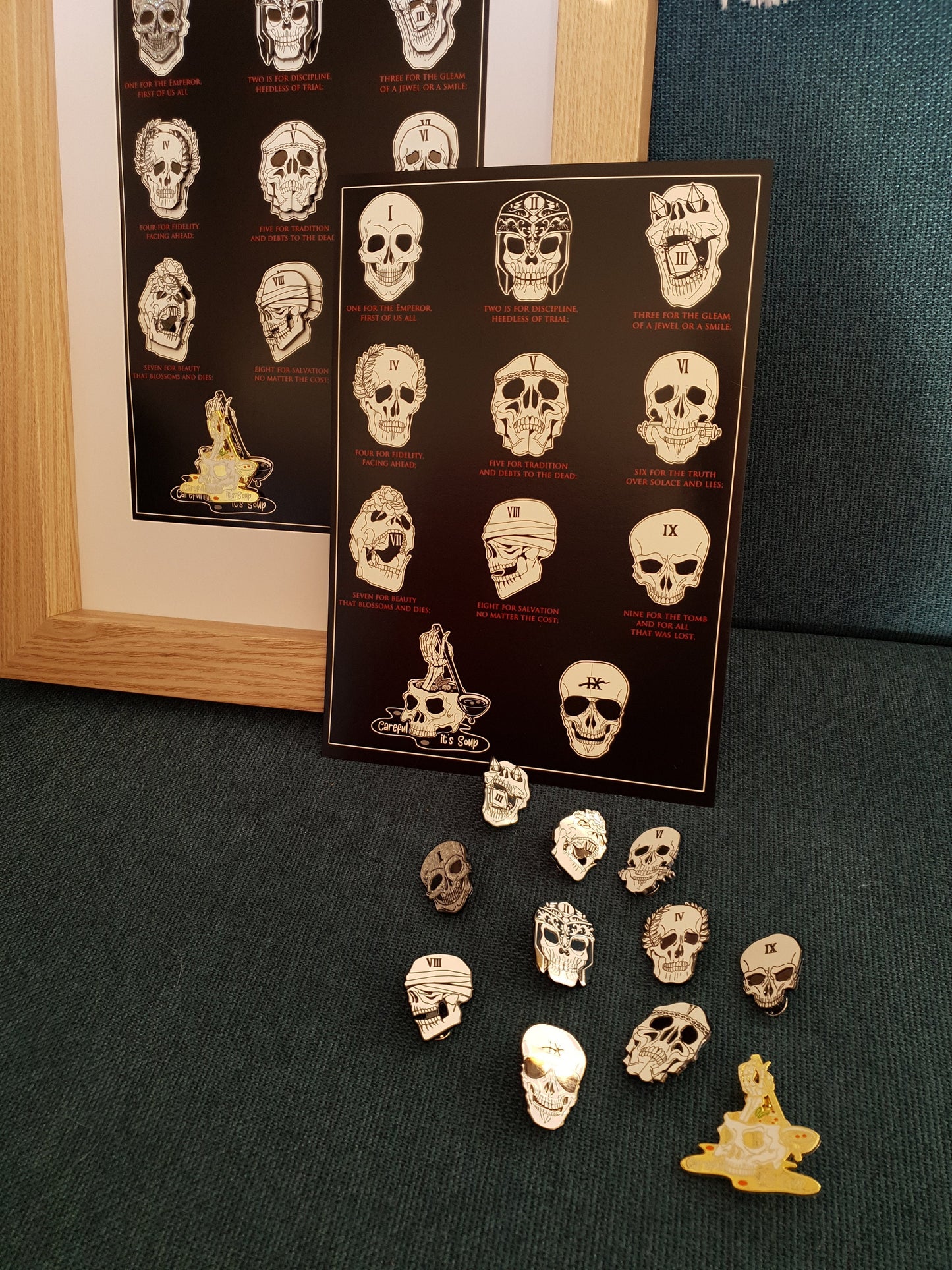 The Locked Tomb - House Pins