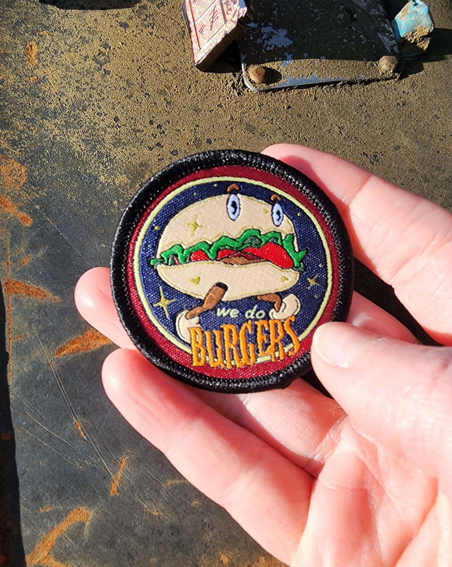 The Locked Tomb - We Do Burgers Woven Patch