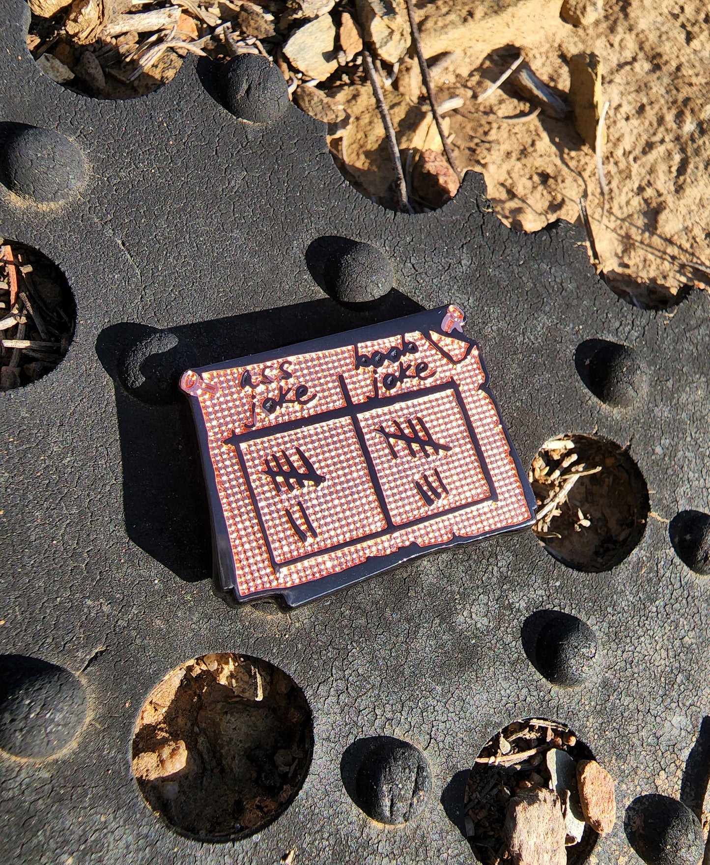The Locked Tomb - Tally Board Die-Struck Pin
