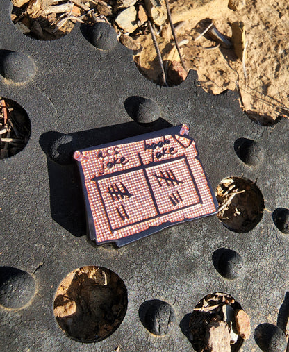 The Locked Tomb - Tally Board Die-Struck Pin