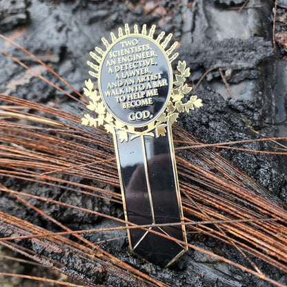 The Locked Tomb - John's Joke Enamel Bookmark