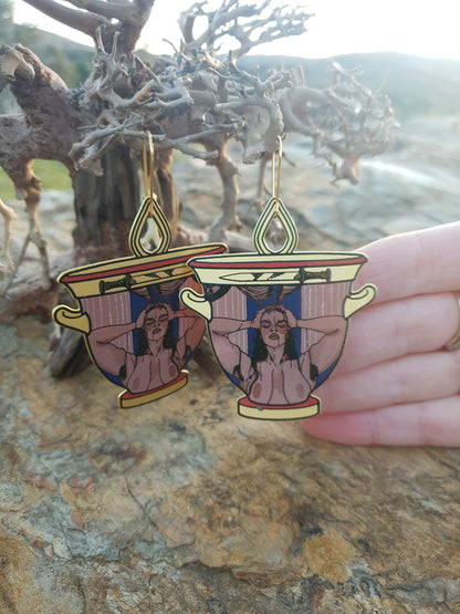 Heracles - Ancient Vessel Earrings