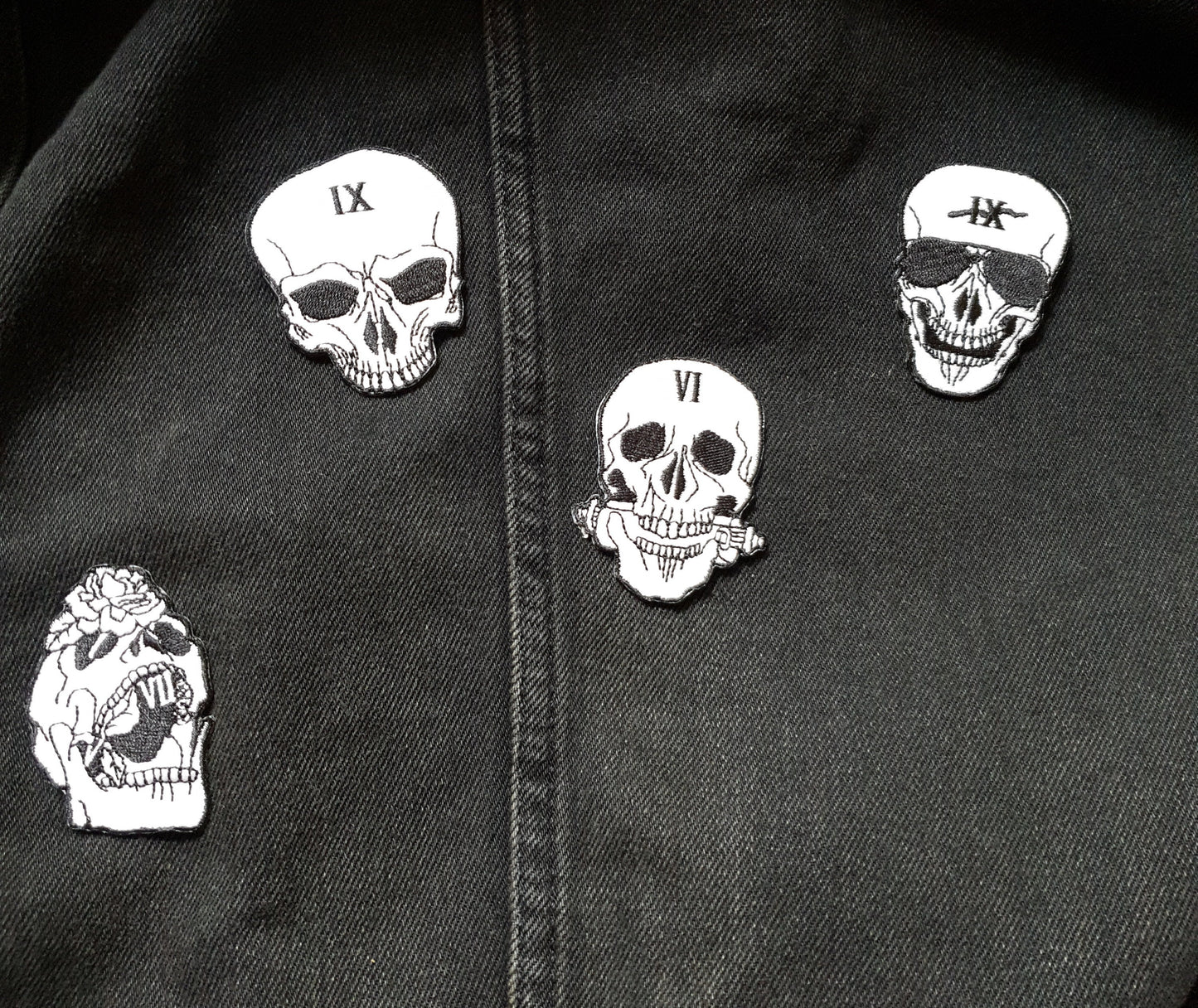 The Locked Tomb - Embroidered House Skull Patches