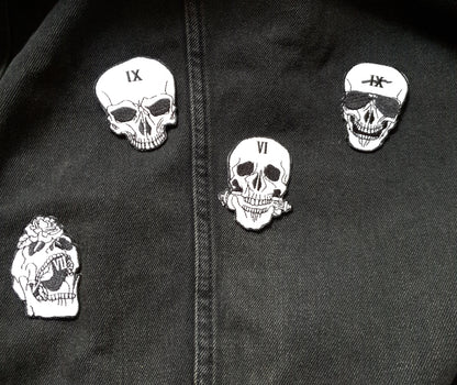 The Locked Tomb - Embroidered House Skull Patches