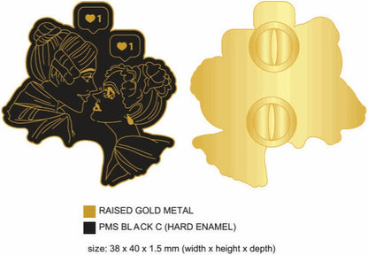LesbiAnn(e)s - An Enamel Pin Celebrating Our Lesbian Ann(e)cestors