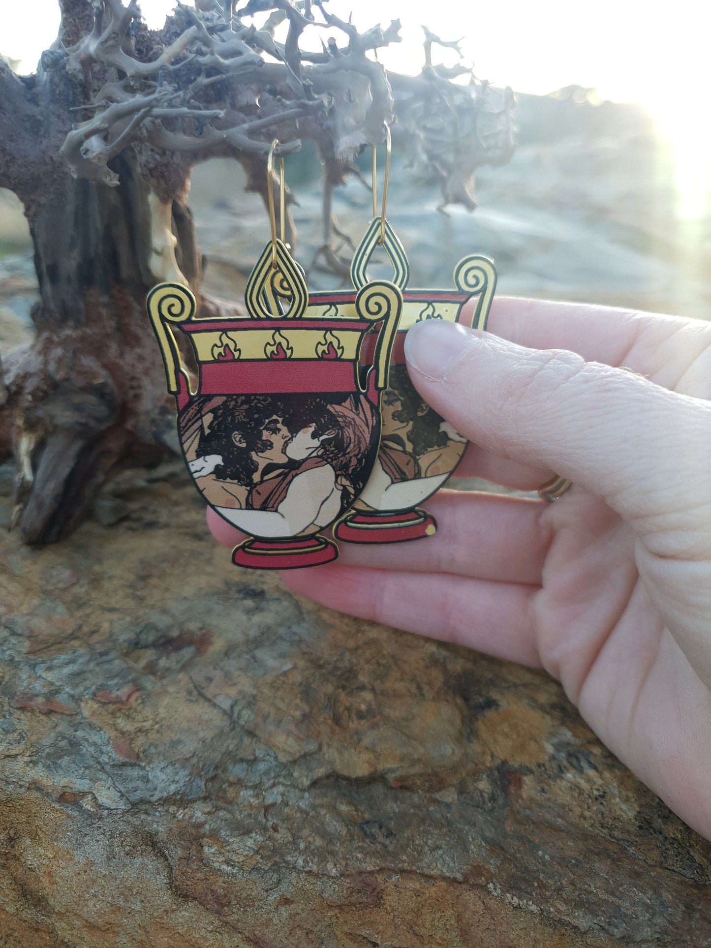 Enheduanna - Ancient Vessel Earrings