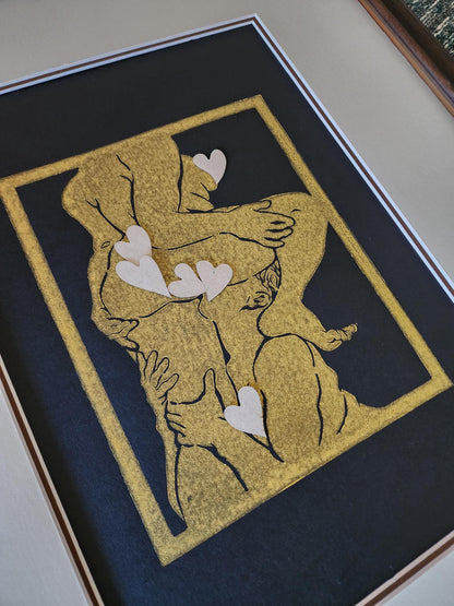 FEAST - Linoprint