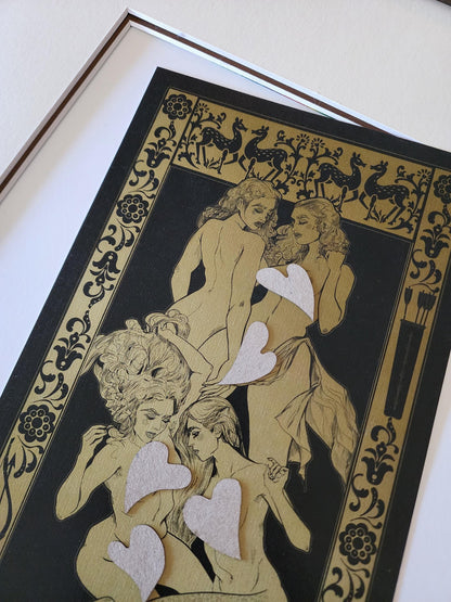 Artemis & The Nymphs - Print