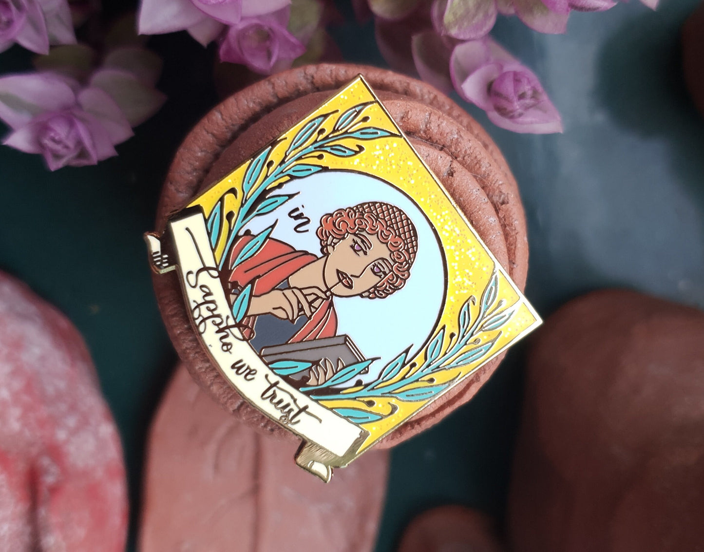 In Sappho We Trust - Hard Enamel Pin